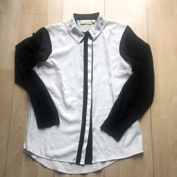 Princess Vera Wang Jeweled Blouse - Picture 6 of 9